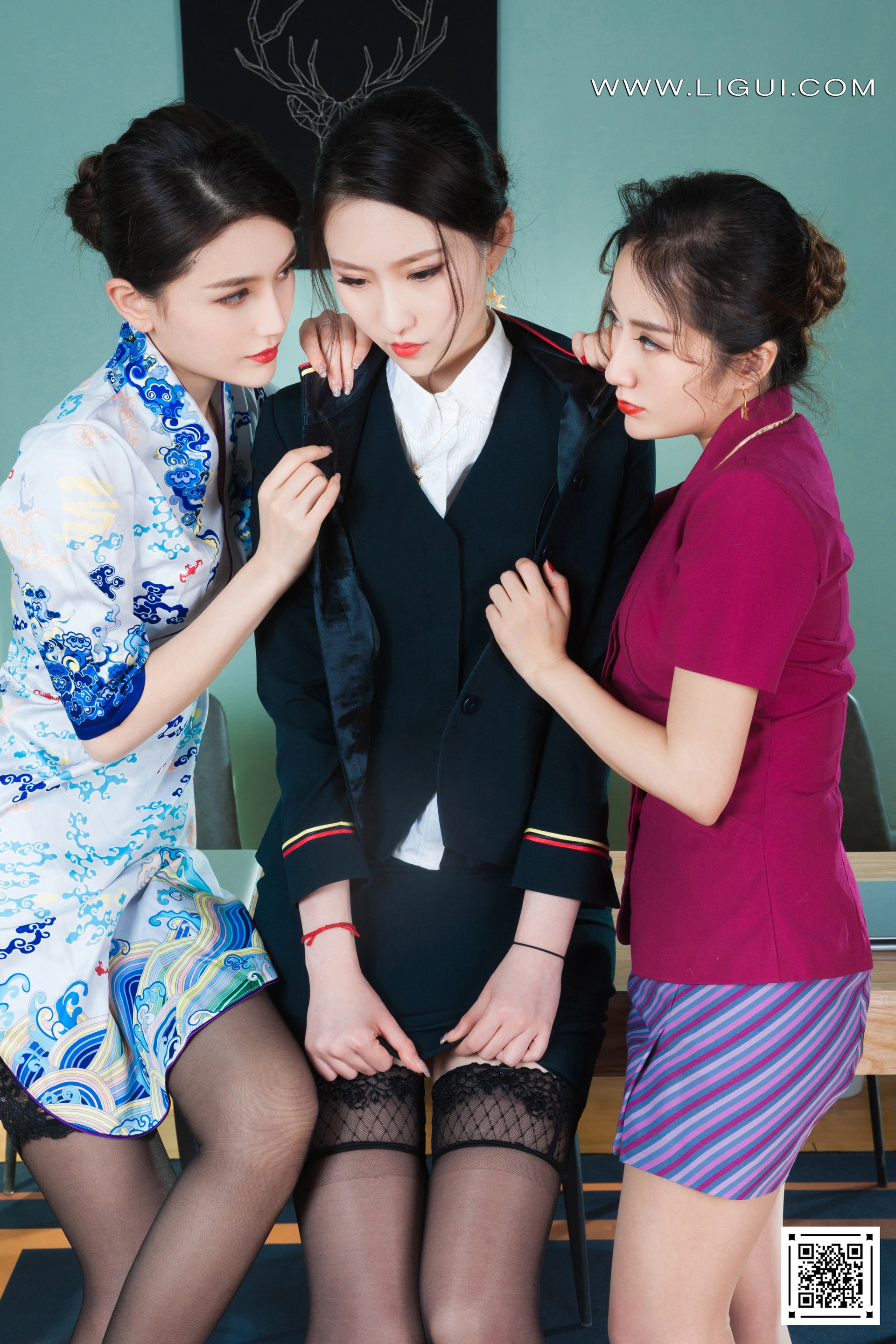 [Ligui丽柜]2022.05.02《三生三丝》阳阳&安娜&汐汐 2